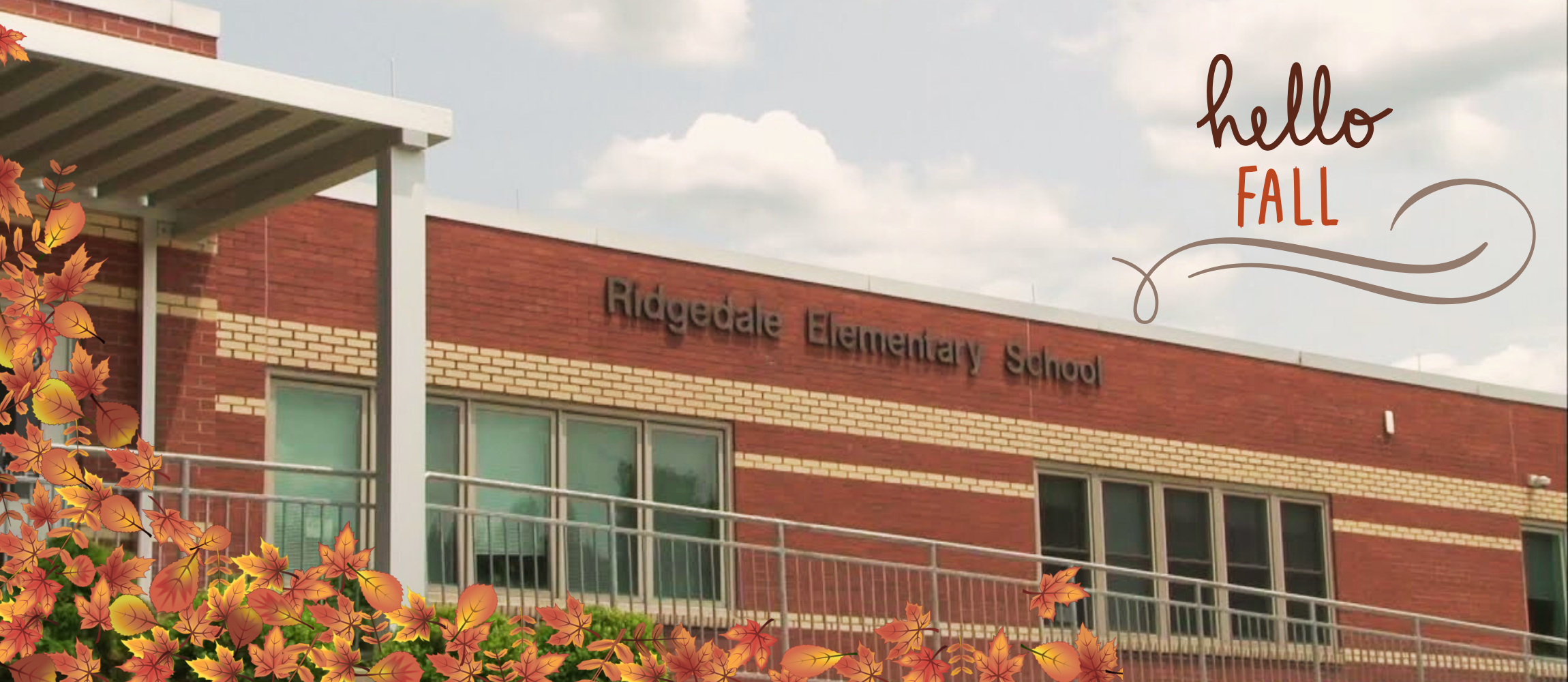 Ridgedale Elementary in the Fall 