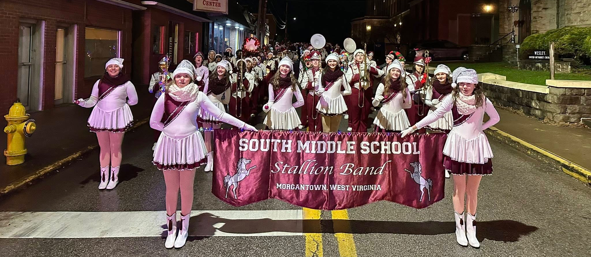 Band at Christmas Parade