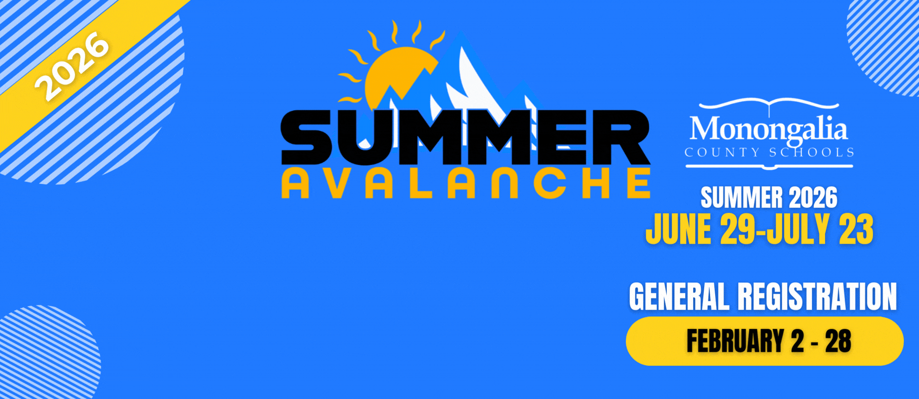 Summer Avalanche General Registration CLOSES February 28, 2025