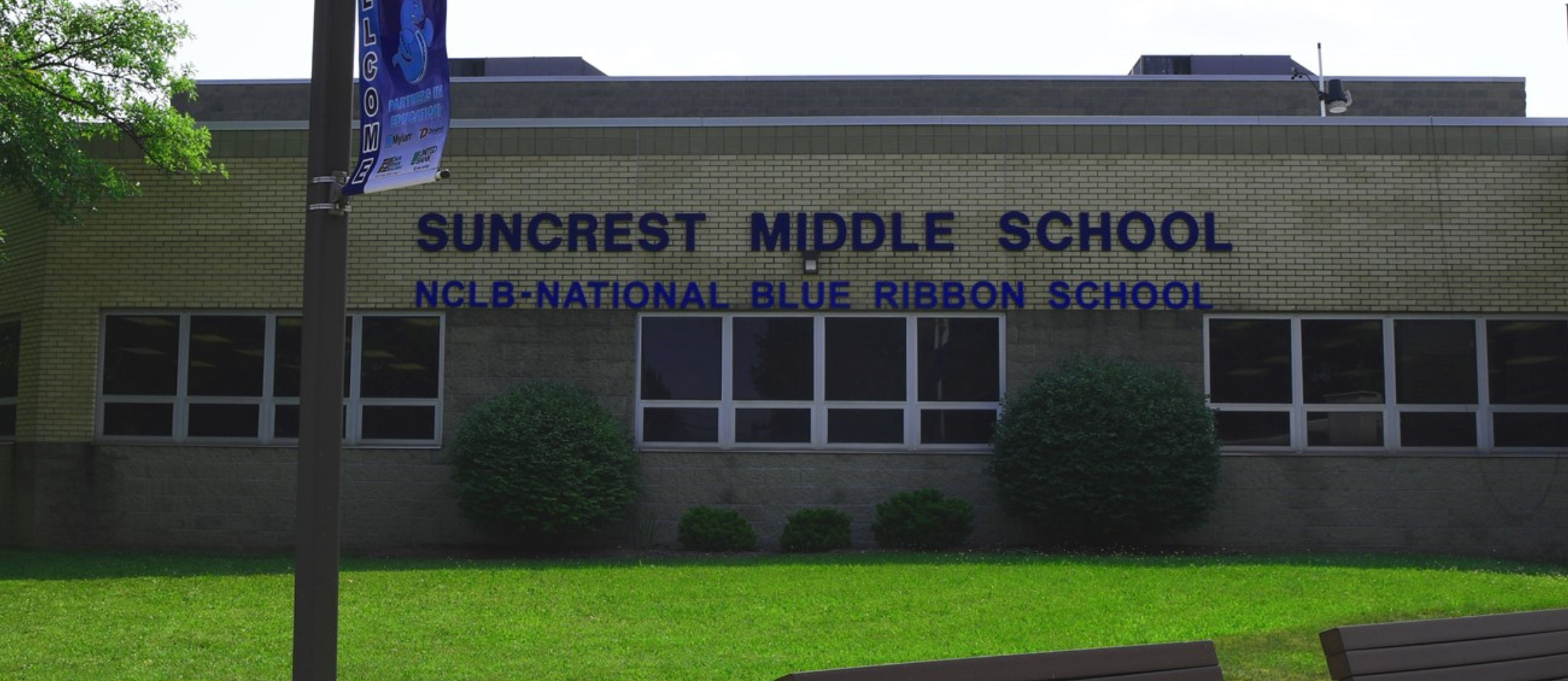 Front of Suncrest Middle School