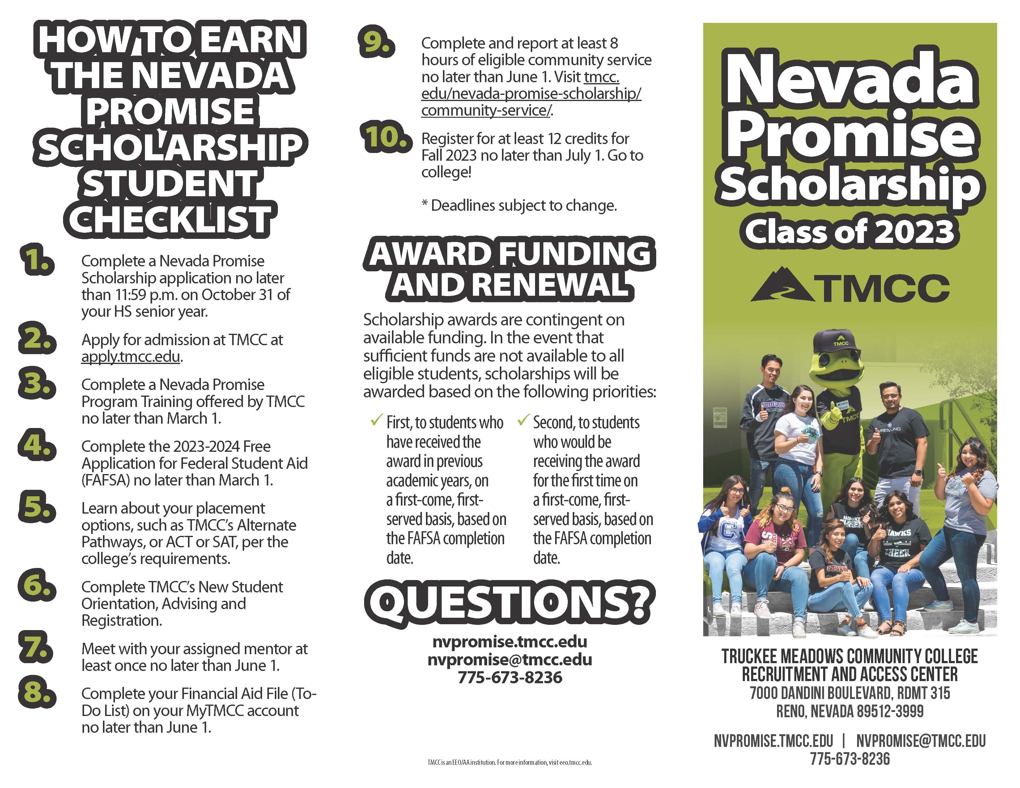 Nevada Promise Scholarship