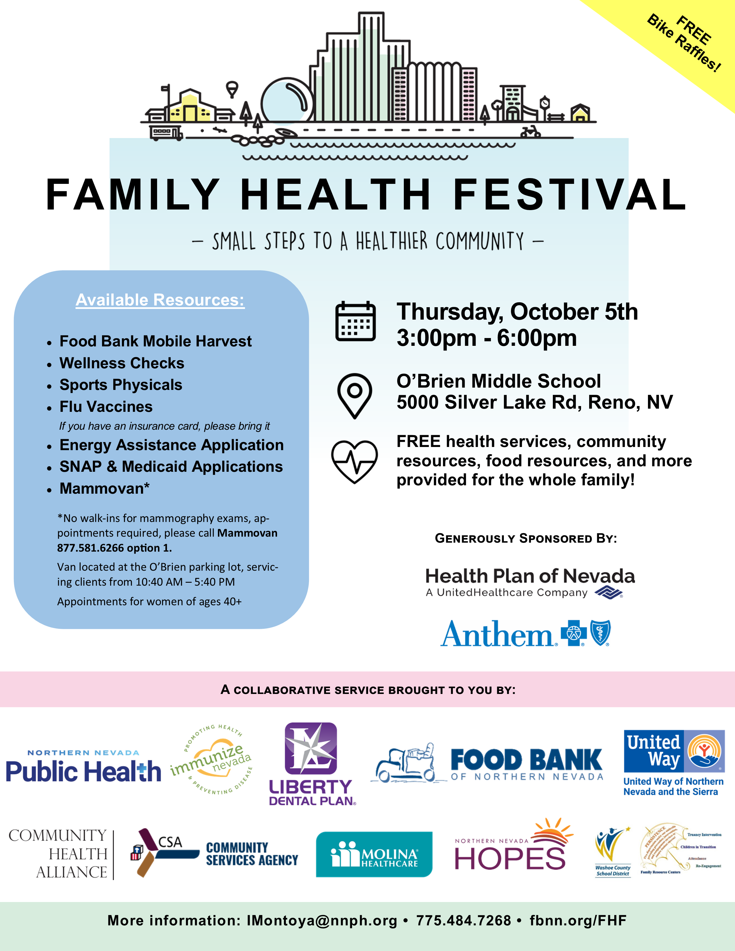 Family Health Festival Flyer (English)
