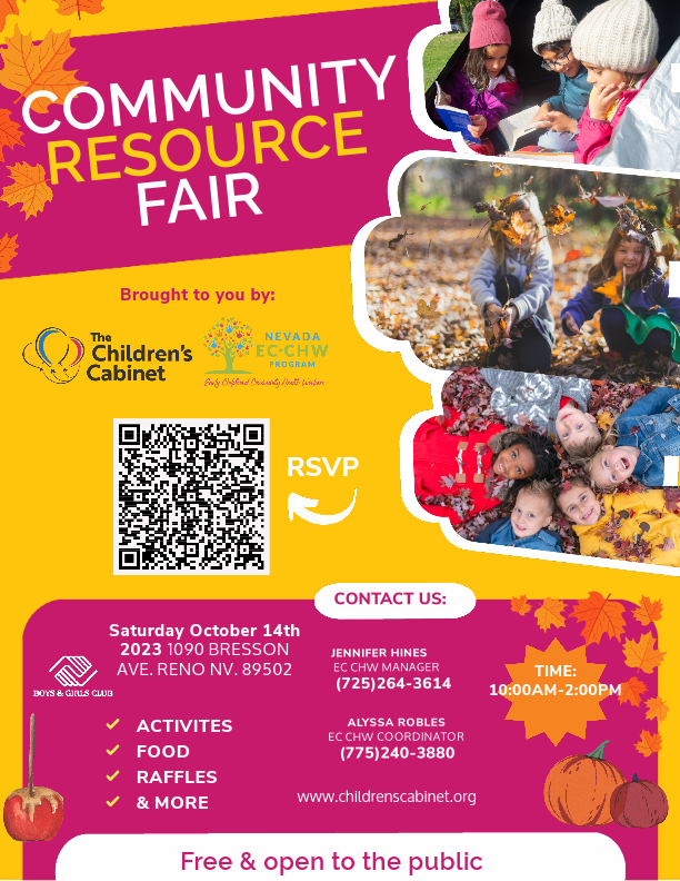 Community Resource Fair Flyer (English)
