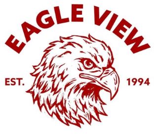Eagle View Eagle with Text and Eagle Head