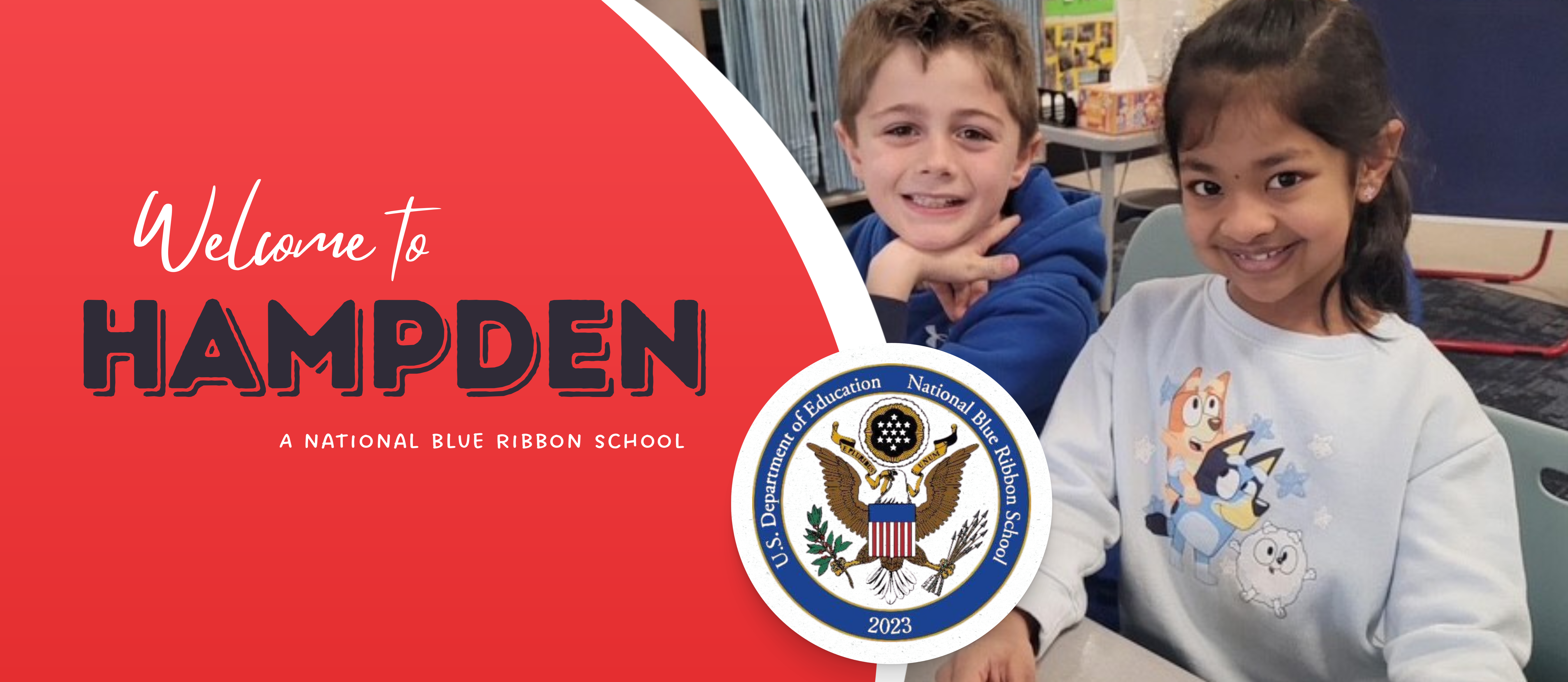 two smiling students