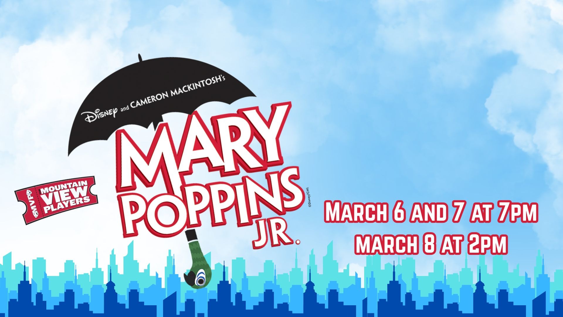 Mary Poppins Jr Logo