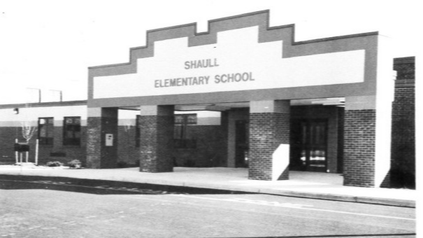 Picture of the old Shaull Elementary School on Good Hope Road following renovations in 1991