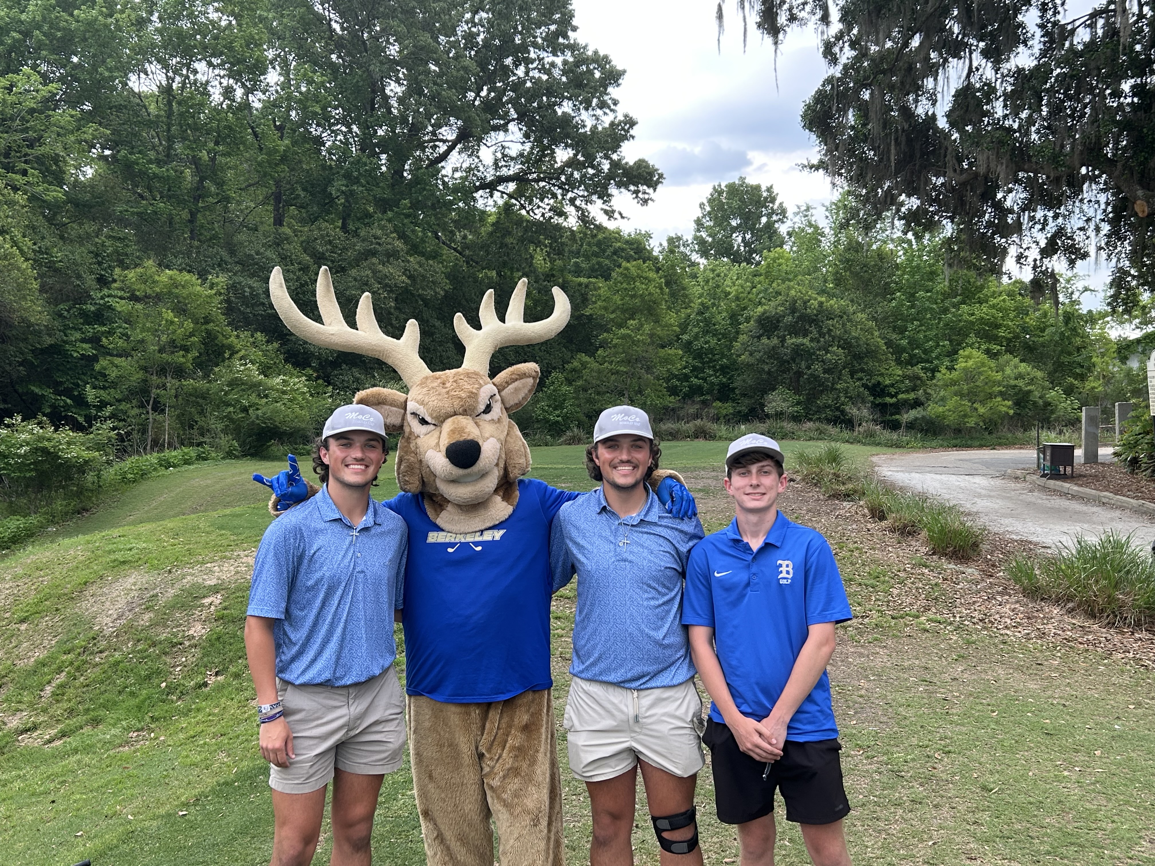 Staggy at the course