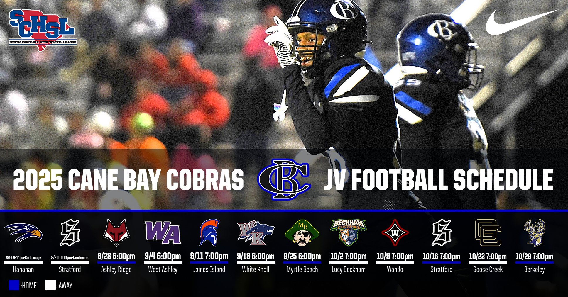 JVFB Schedule