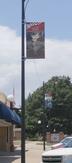 Edward M. hart's poster in a lamp post