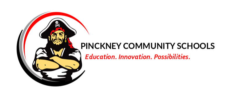 Pinckney Community Schools, Logo Pirate Text