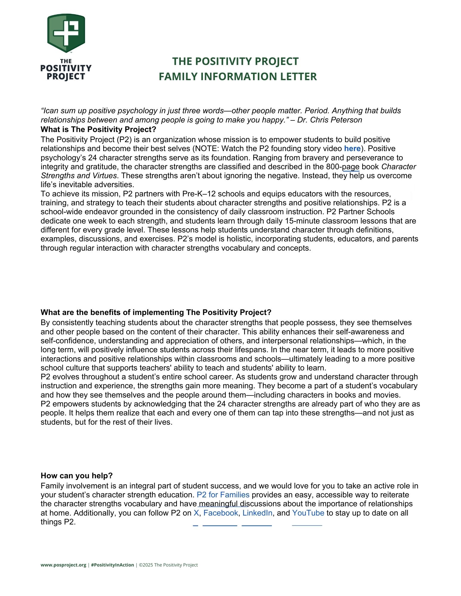 P2 Introducation letter