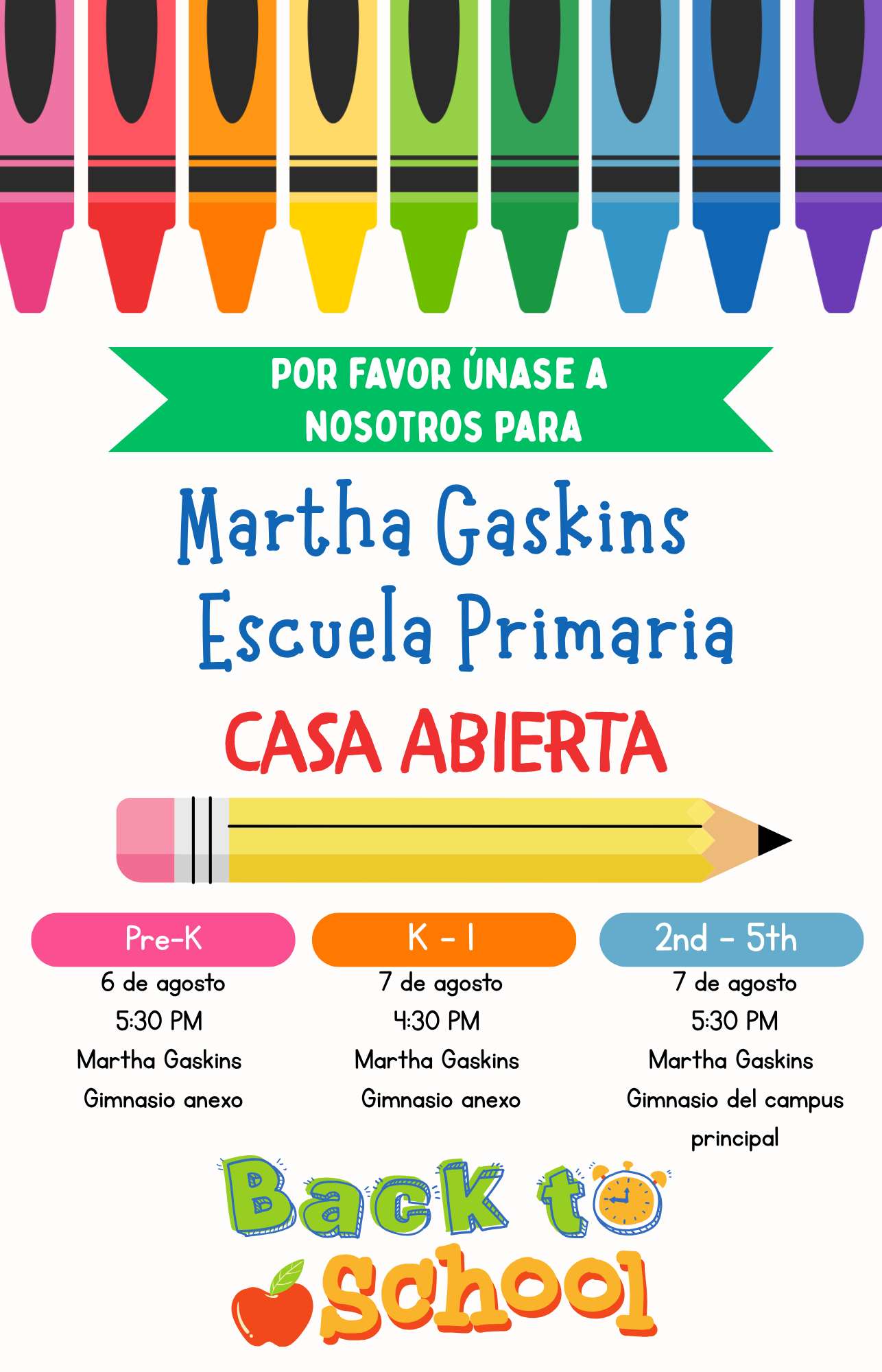 26-27 Open House Spanish