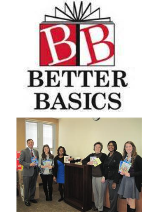 Better Basics team holding books
