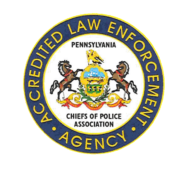 An emblem of a credit enforcement agency with visible blue and gold outlines.