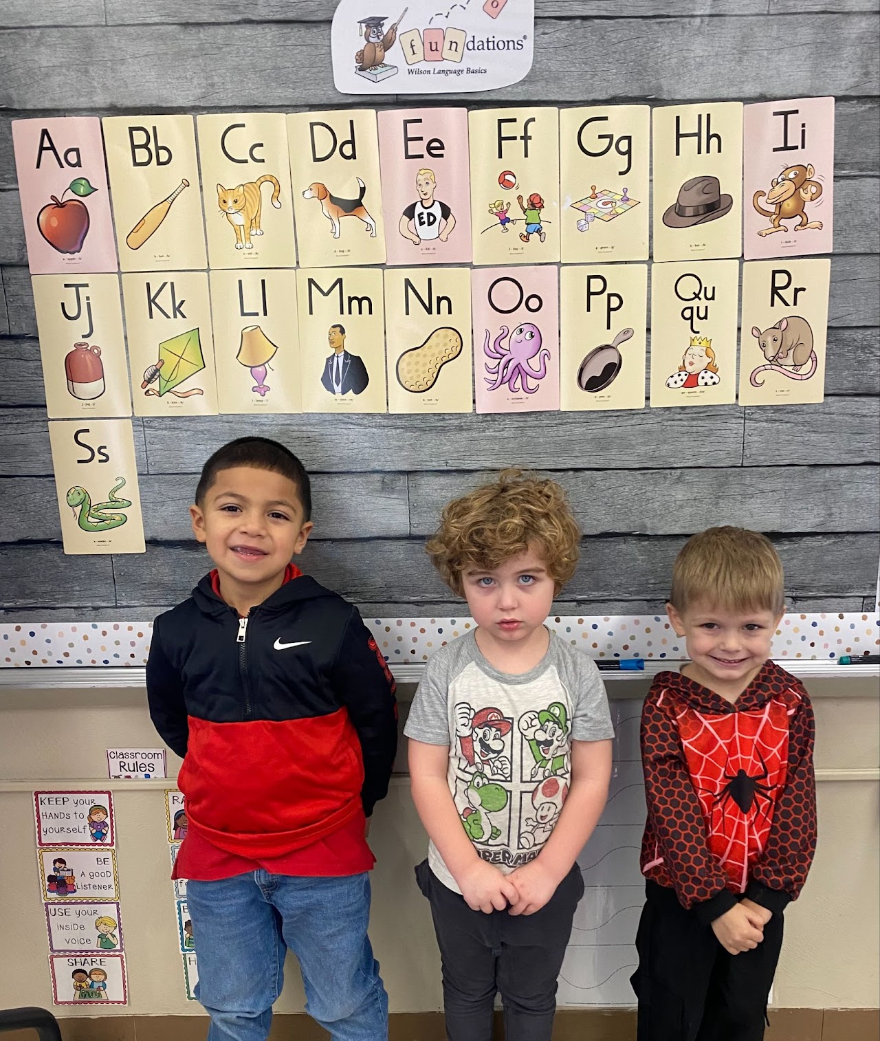 Perfect Attendance First Quarter!!! Congrats to Anthony, Connor, and Bou!
