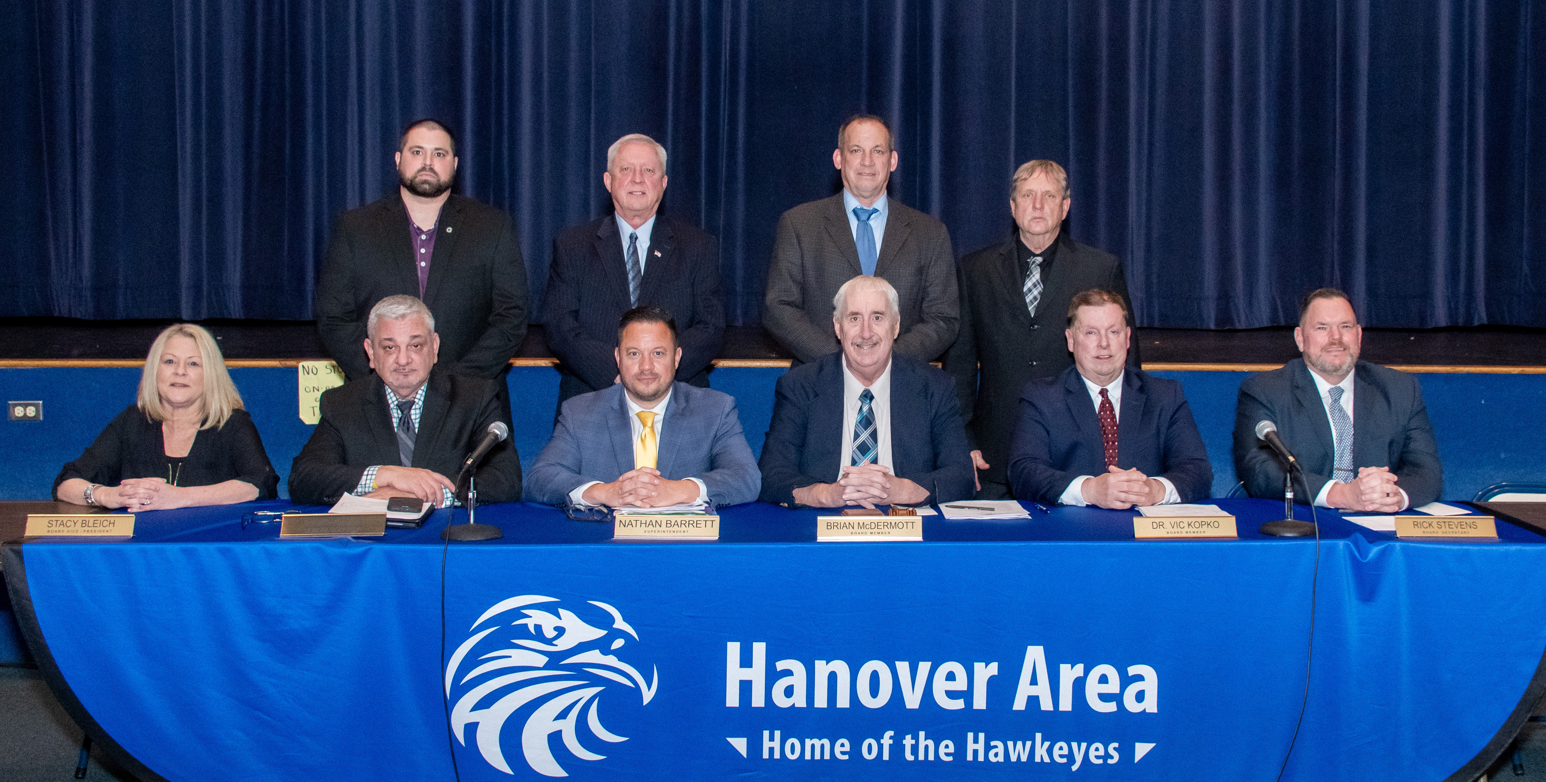 Hanover Area 2024 Board of Education Picture
