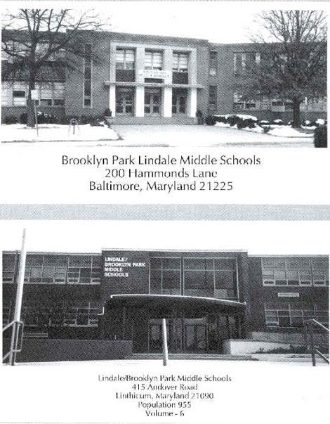 Photo of Lindale/Brooklyn Park Middle school In January, 1996, Lindale Middle moved from the Brooklyn Park Middle school into the newly renovated Andover High school building. Brooklyn Park moved right along with them so that their building could be renovated. During this time, the two schools decided to use the same mascot, the Jets.