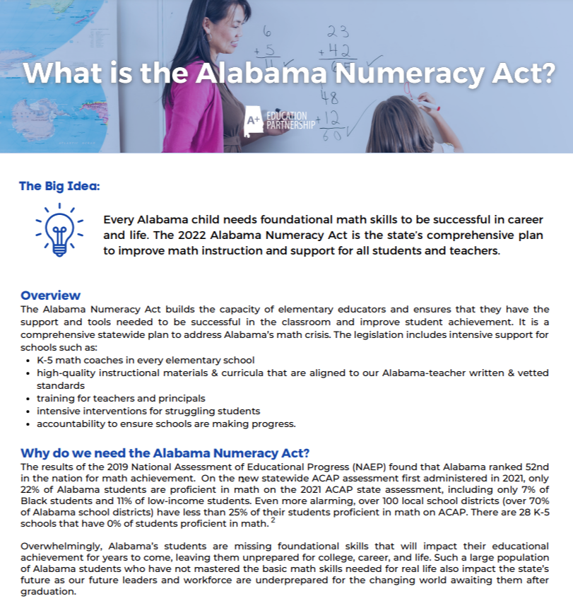 Numeracy Act