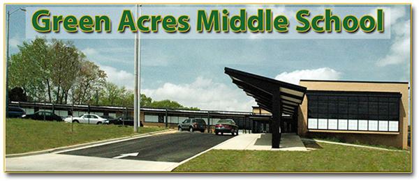 green acres middle school building from the outside
