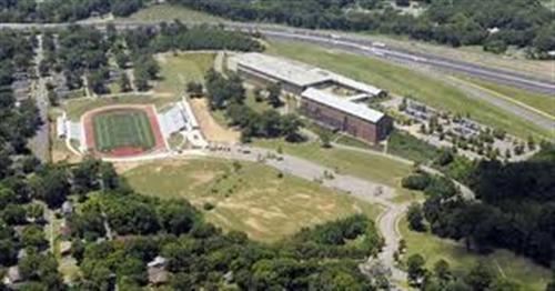 Aerial shot of Carver High School campus
