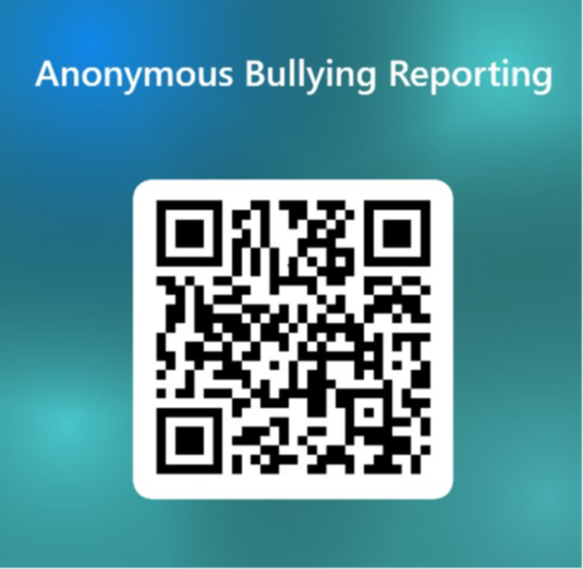 QR Code for anonymous bullying reporting