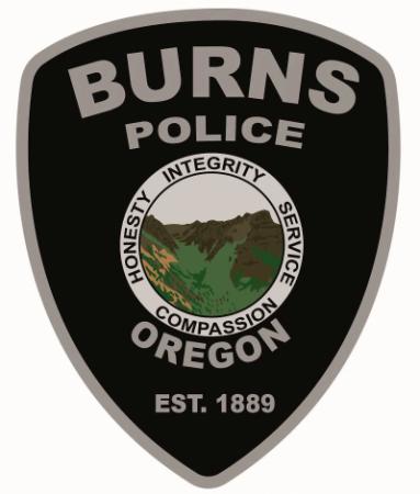 City of Burns police badge