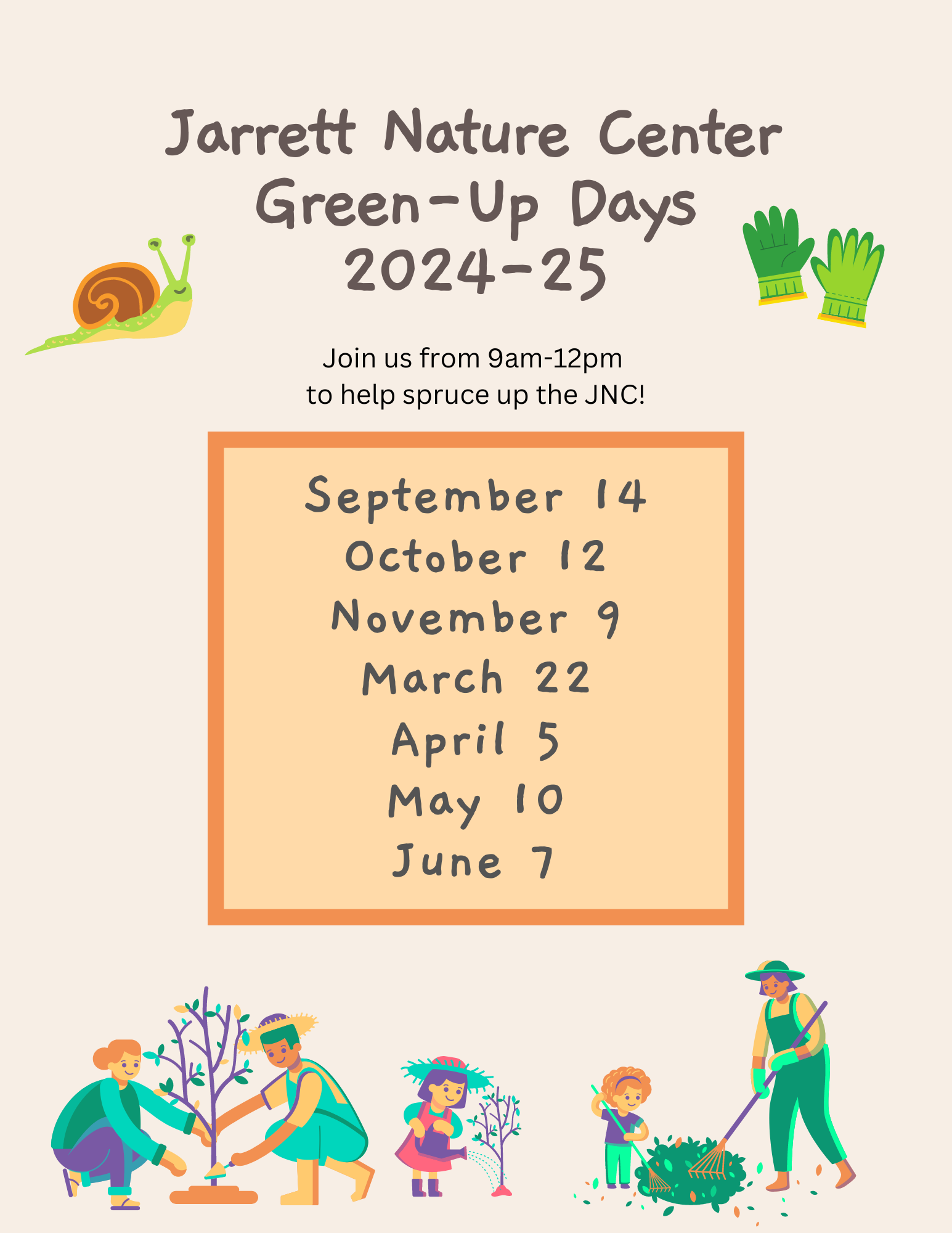 JNC 24-25 Green-up Days