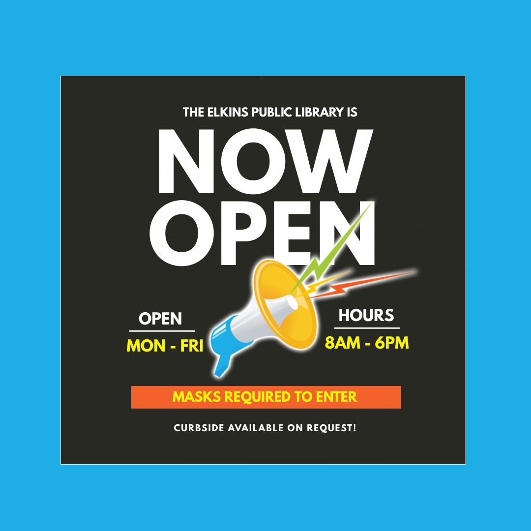 image of elkins public library flyer