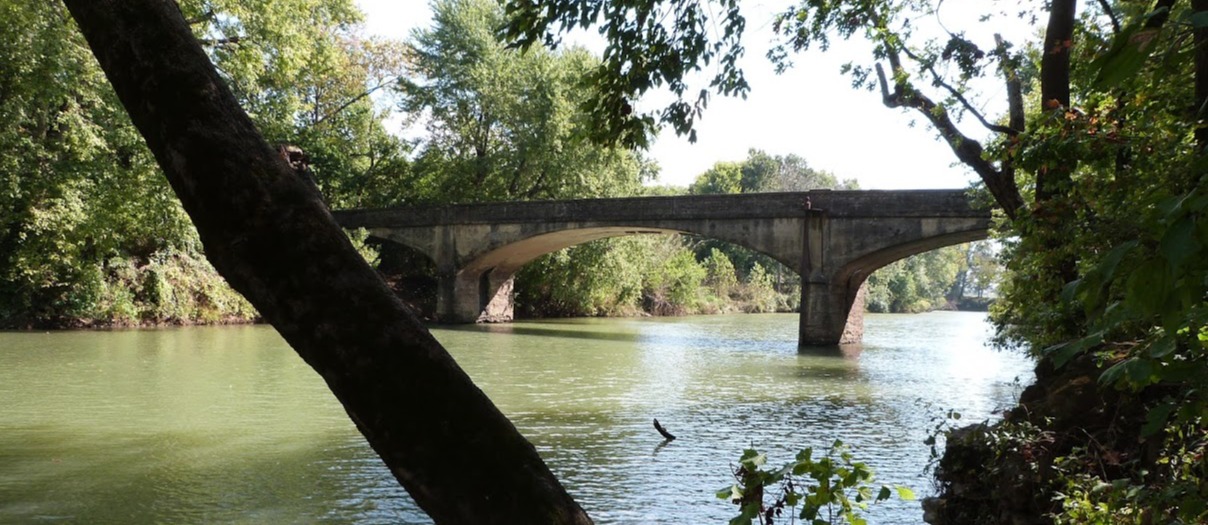 bridge over river.