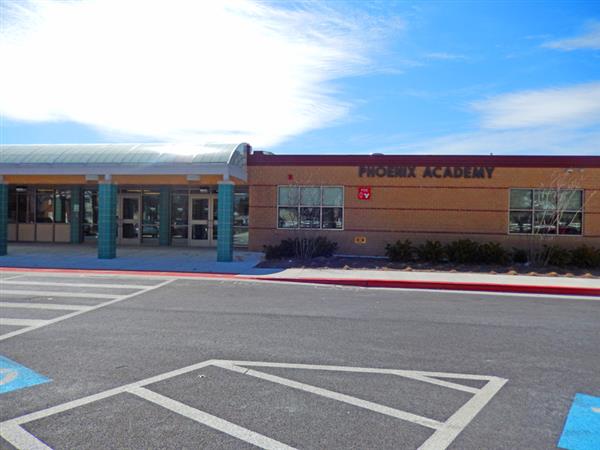 View of the entrance to Phoenix Academy