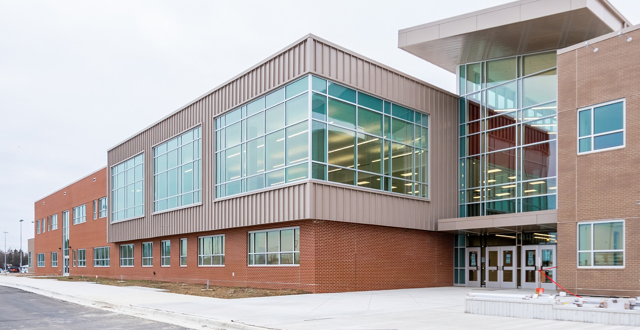 photo of building facade with lots of windows