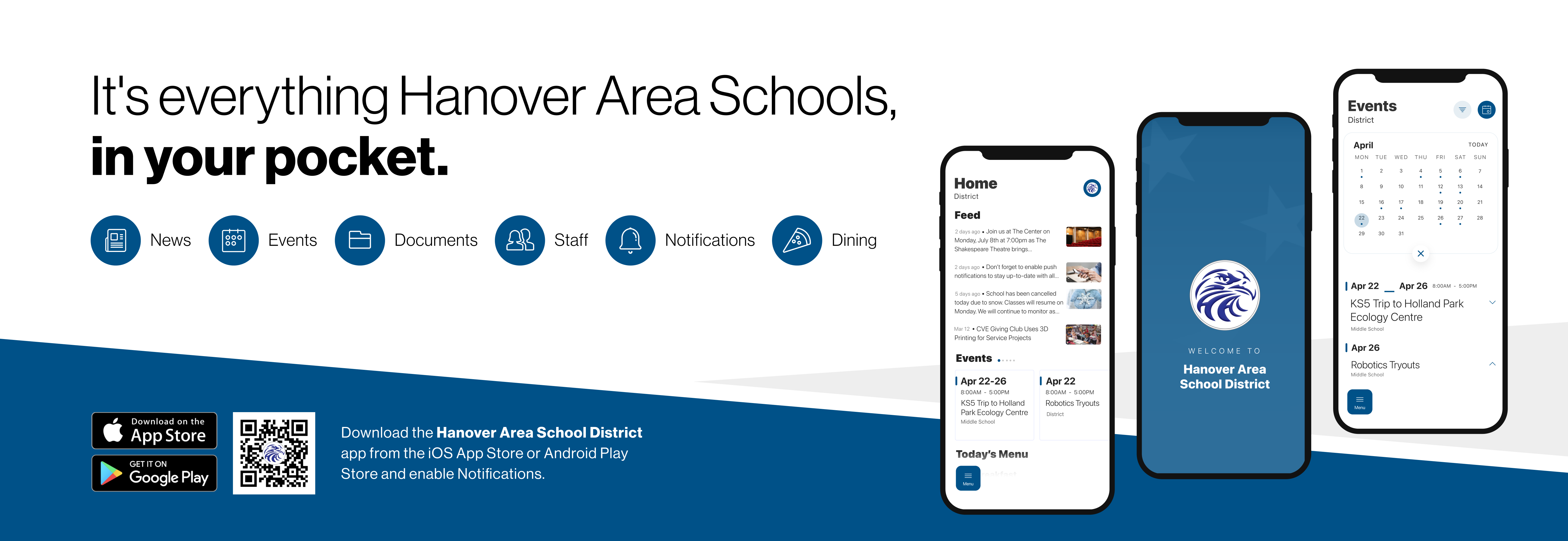 Check out our new Hanover Area Schools app!