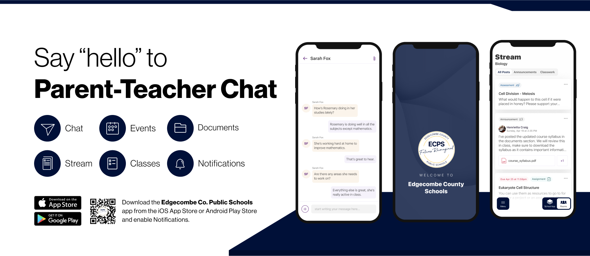 Say hello to parent teacher chat