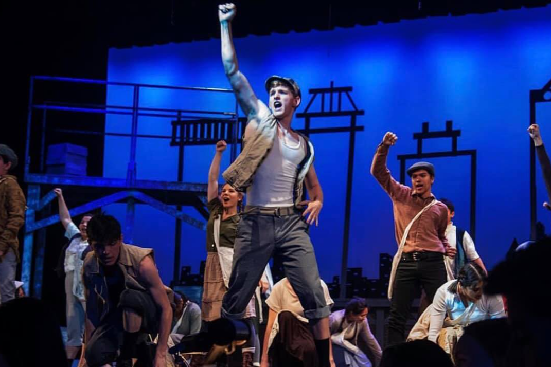 Flowing Wells High School's production of Newsies.