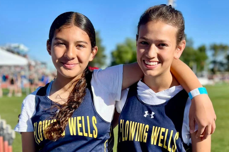 Two cross country runners