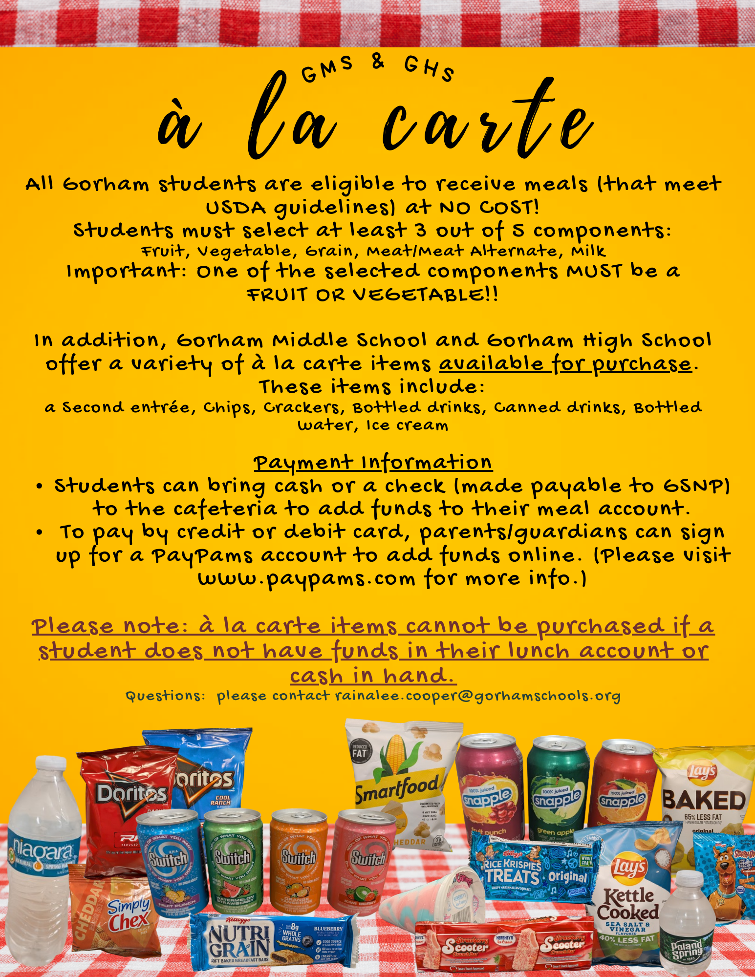 a la carte