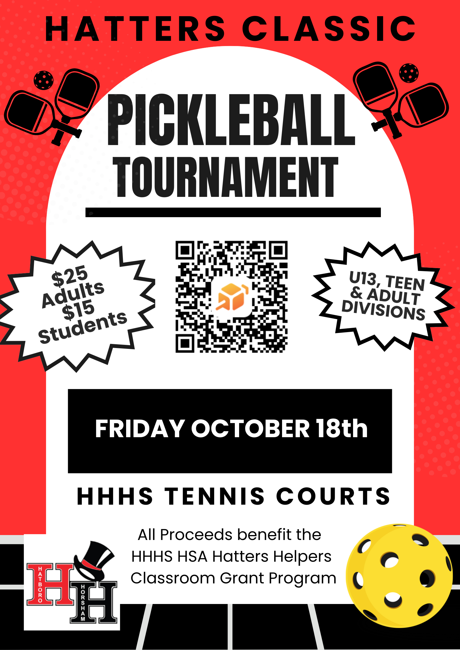 Pickleball Tournament Flyer