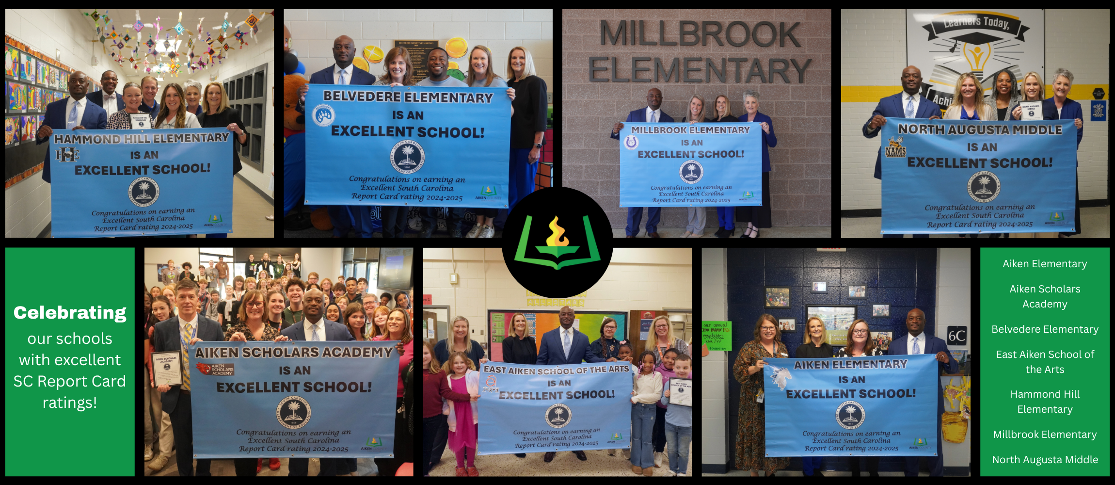 Celebrating our schools with excellent report card ratings.