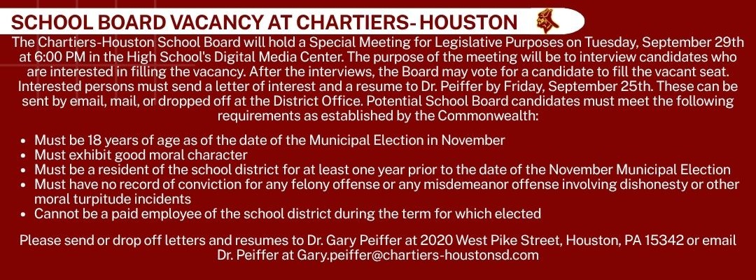 school board vacancy