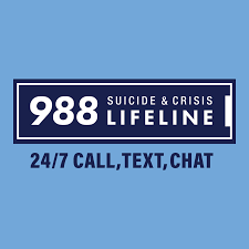 988 Suicide & Crisis lifeline 24/7 Call, text, chat