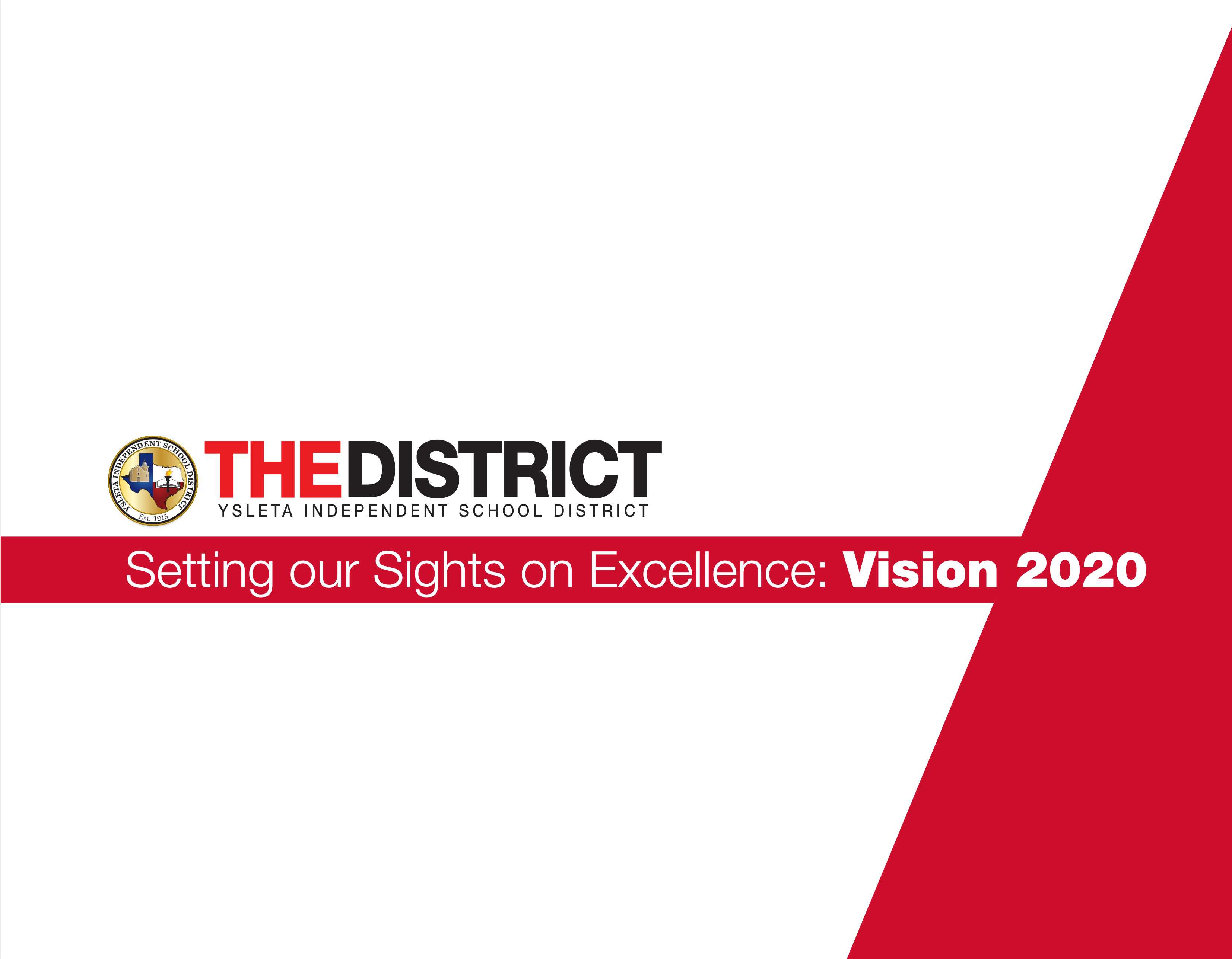 Setting our sights on Excellence: Vision 2020 logo