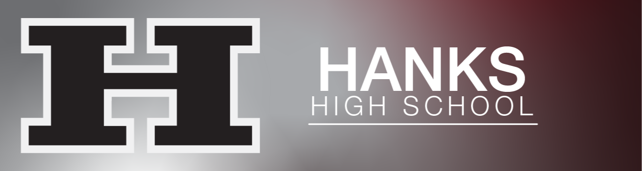 Hanks HS Black H logo and text Hanks High School