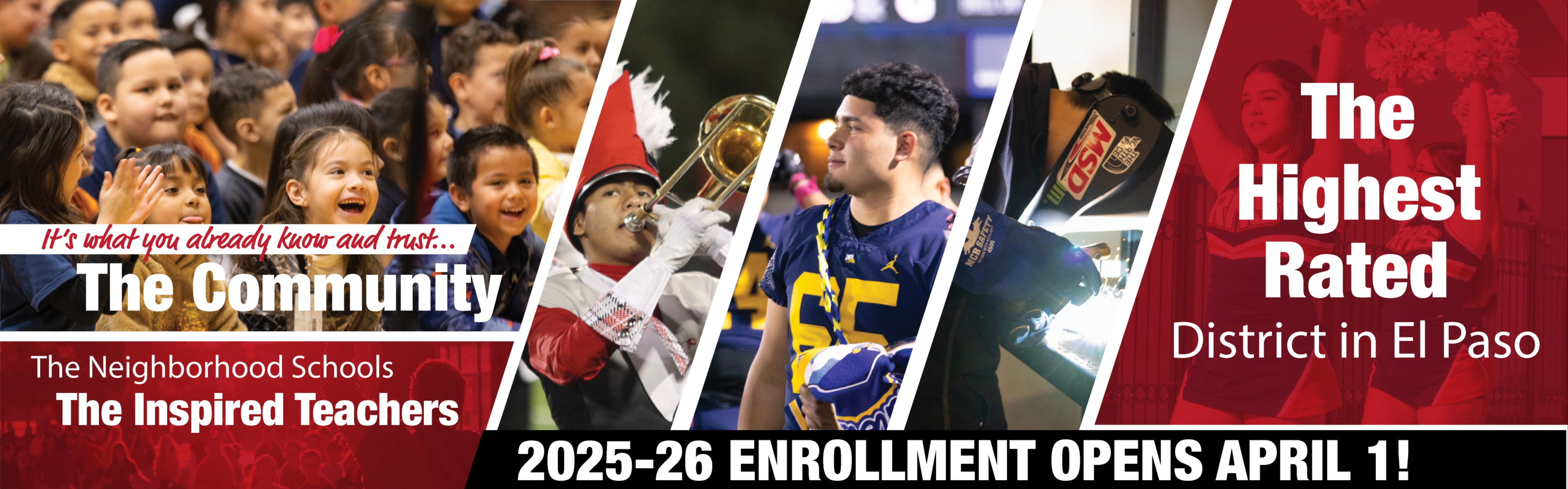 2025-26 School Enrollment opens April 1.