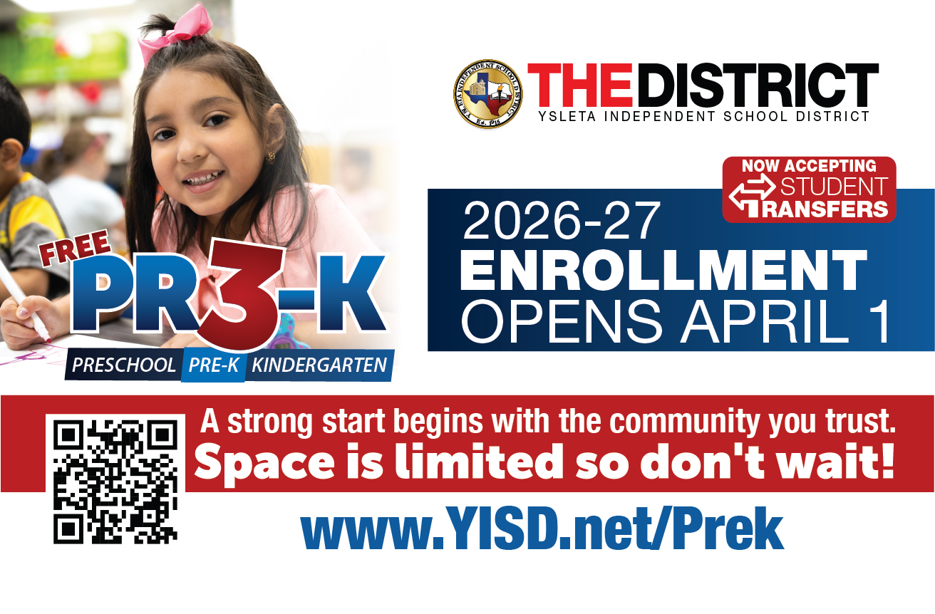 YISD Pre-K Town Hall Meeting - Registration opens April 1st