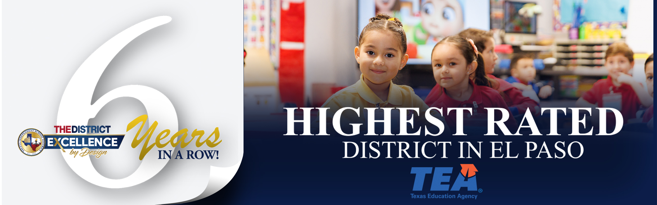 YISD El Paso's Highest Rated School District Graphic