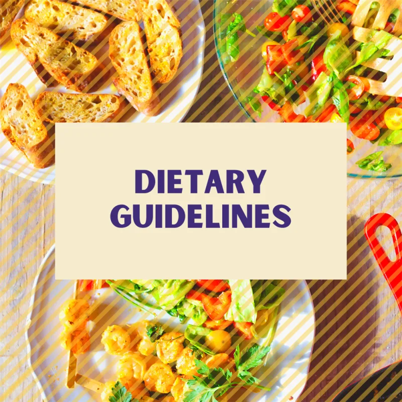 dietary guidelines banner