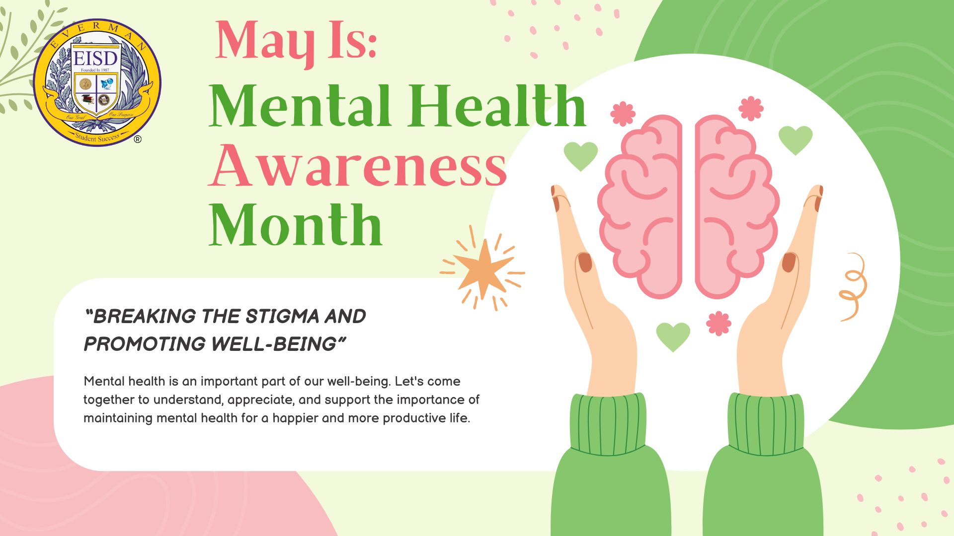 May is Mental Health Awareness Month