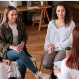 Levels of Care 2 two ladies in group therapy