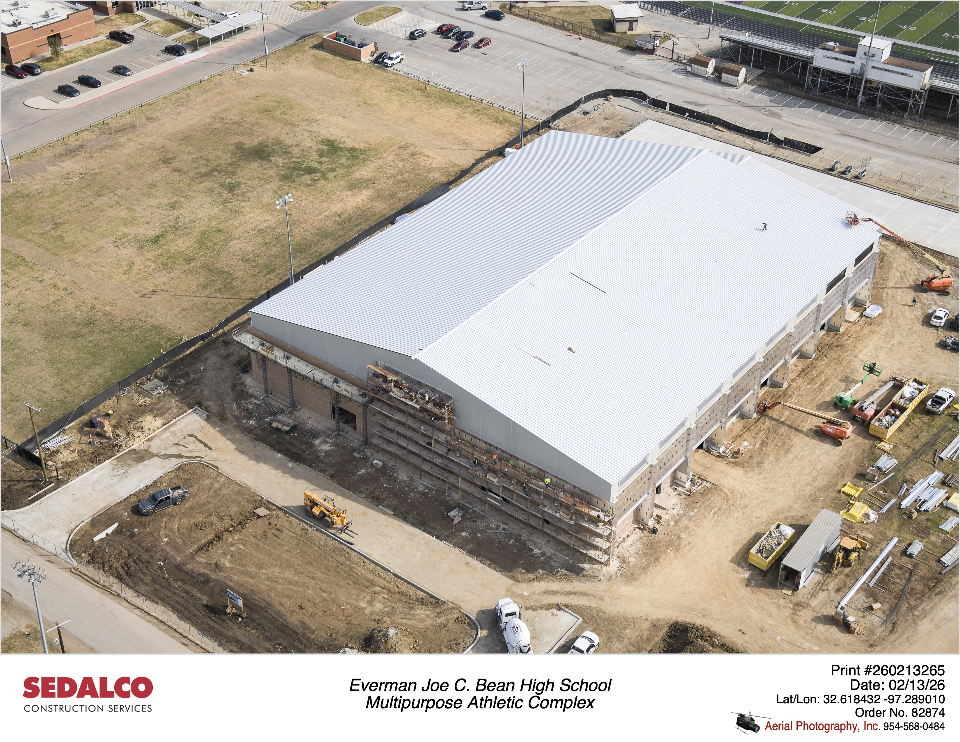 the Multipurpose Athletic Center at Joe C. Bean High School.
